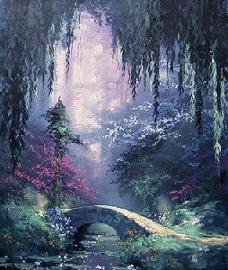 quiet enchantment Flowers, Trees, Water, Enchanted, Bridge, Forest