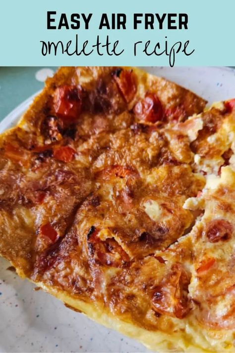 How to cook omelette in an air fryer How To Cook Omelette, Air Fryer Omelette, Cake Liner, Omelette Recipe, Working Mums, Grated Cheese, Just Cooking, Green Salad, Cooking Meat