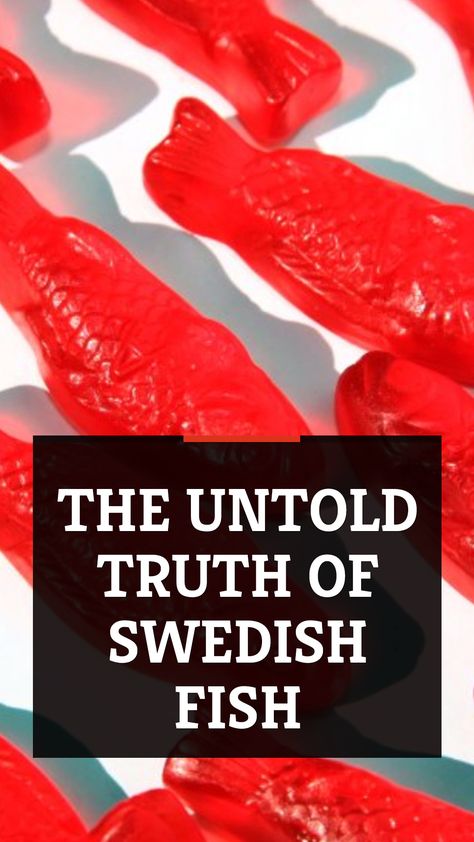 Swedish Fish Recipe, Fish Centerpiece, Swedish Fish Candy, Gummy Fish, Swedish Candy, At The Gas Station, Margarita Party, The Untold Truth, Gummy Candies