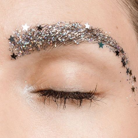 Coachella Make-up, Glitter Brows, Coachella Makeup, Eve Makeup, New Year's Makeup, New Years Eve Makeup, Make Up Looks, Festival Makeup, Glitter Makeup