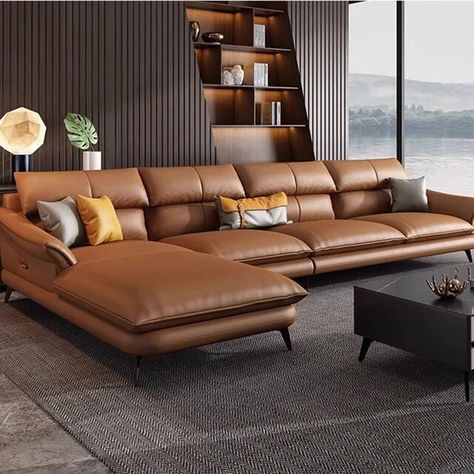 Relaxing Simple Fancy Sofas Living Room Nordic Leather Recliner Puffs Sofa Sectional Modern Sofy Do Salonu Furniture Couch - AliExpress Glass Table Living Room, European Sofa, Classic European Style, Sofas Living Room, Modern Classic Living Room, Living Room Nordic, Simple Sofa, Sofa Accessories, Classic Living Room