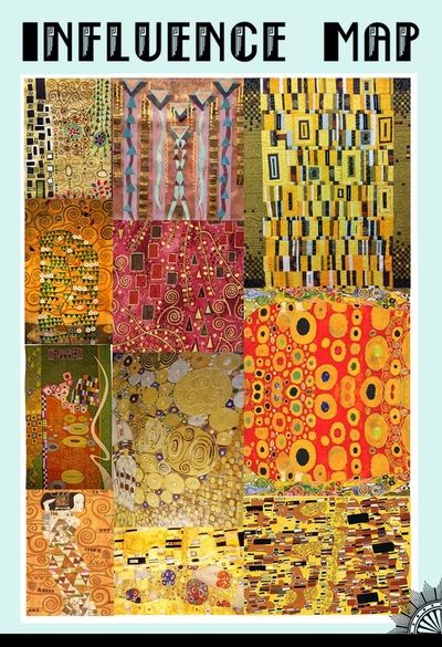 Painted Maniquins, Klimt Patterns, Fleurs Art Nouveau, Art Klimt, Klimt Inspired, Gustav Klimt Art, Klimt Paintings, Klimt Art, Scratch Art