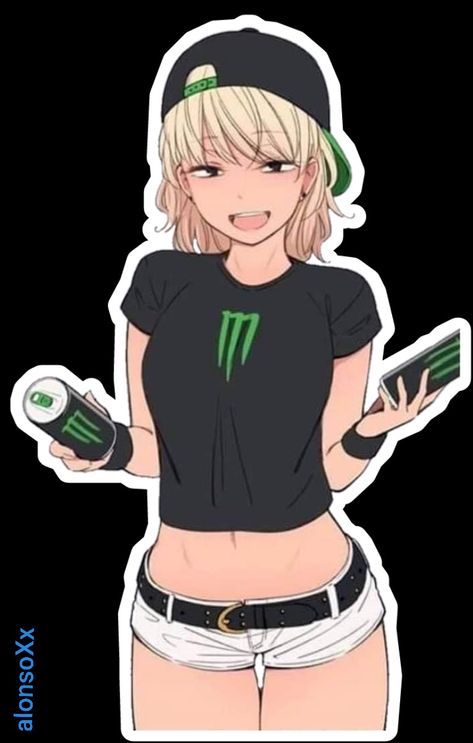 Monster Energy Girl, Energy Monster, Monster Energy Girls, Monster Energy Drink, Triumph Motorcycles, Monster Can, Monster Energy, Monster Girl, Art Drawings Sketches Simple