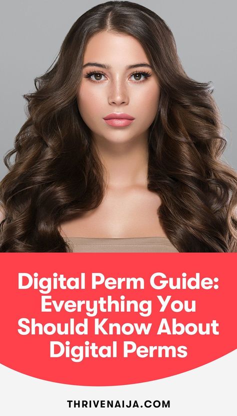 What have you heard about digital perms? Here's all you need to know. Digital Perm Short Hair, Spiral Perm Short Hair, Types Of Perms, Rebonded Hair, Short Perm, Long Hair Perm, Spiral Perm, Digital Perm, Perm Hair