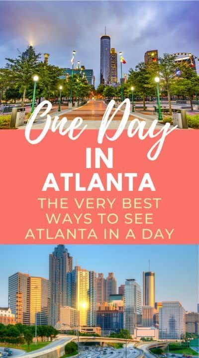 See the best of Atlanta in one day with this list of the best things to do in Atlanta on an Atanta day trip. We have the best ideas for how to see Atlanta in a day. | atlanta day trips things to do in | how to spend one day in atlanta georgia | atlanta georgia one day itinerary | 1 day in atlanta georgia | atlanta 1 day itinerary Atlanta Itinerary, Weekend In Atlanta, Things To Do In Atlanta, Visit Atlanta, 1 Day Trip, Georgia Atlanta, Georgia Travel, One Day Trip, Honeymoon Travel