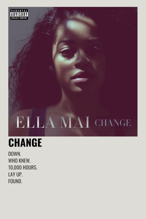 Minimalist Album Poster, Polaroid Album, Ella Mai, Album Wall, R&b Albums, Album Posters, Favorite Albums, Music Poster Ideas, Music Is My Escape