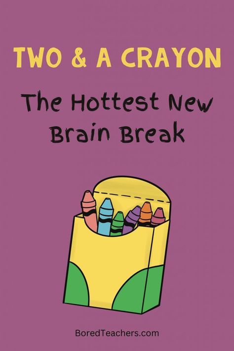 3rd Grade Learning Games, Brain Breaks For 3rd Grade, Brain Break Activities For Adults, Behaviour Classroom Ideas, Two And A Crayon, Classroom Discussion Activities, Class Brain Breaks, Second Grade Learning Games, Brain Break Games Elementary