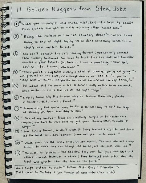 Matt Gray on LinkedIn: 8 timeless marketing lessons from Steve Jobs:

1. Stories Sell

A solid… | 139 comments Matt Gray, Self Help Skills, Small Business Advice, Writing Therapy, Get My Life Together, Journal Writing Prompts, Skills To Learn, School Motivation, Steve Jobs