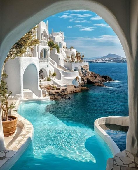 Grecia Santorini, Santorini Grecia, Mykonos Beaches, Travel Inspiration Destinations, Greece Holiday, Mykonos Greece, Voyage Europe, Dream Travel Destinations, Most Beautiful Beaches