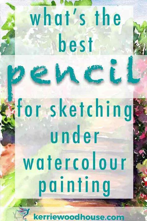 Watercolour Dogs How To Paint, Pencil Water Drawing, Watercolor Pencil Art Ideas, Watercolor Pencil Art For Beginners, Line And Wash Watercolor Sketches, Watercolor Hacks, Using Watercolor Pencils, Watercolour For Beginners, Watercolor Pencils Techniques