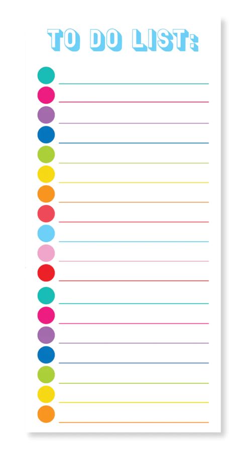 Stay organized and motivated with this . The large size makes it easy to see your tasks, and the bright colors will keep you inspired. Perfect for students, busy professionals, or anyone who needs a little help staying on Cute To Do List Template Free Printable, Filing Ideas, Bullet Journal Dividers, Printable Calendar Design, 2024 Planning, Functional Organization, Free To Do List, 2024 Bujo, Organization Binder