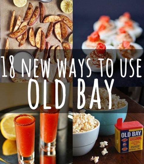 buzzfeed.com  18 Ways To Use Old Bay Cold Salad Recipes, Old Bay, Potato Skins, Wrap Recipes, Seasoning Recipes, Roasted Sweet Potatoes, Food Hacks, Good Eats, Good Food