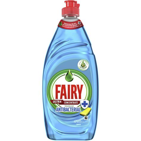 Fairy Ultra Concentrate Dishwashing Liquid Antibacterial 475mL | Woolworths Grease Cleaner, Dishwasher Soap, Dishwashing Liquid, Cleaning Dishes, Online Supermarket, Dish Soap Bottle, Cleaning Supplies, Soap