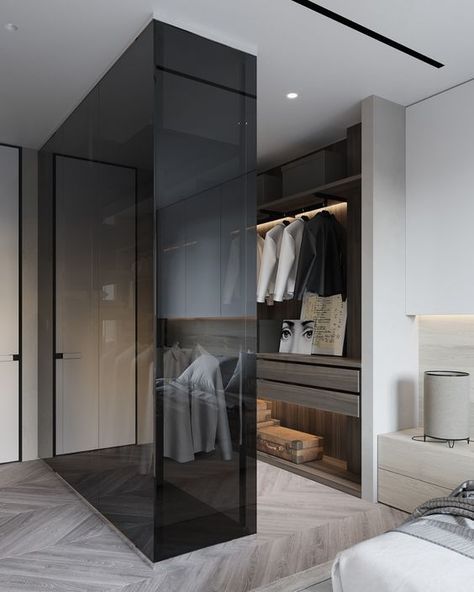 Chalet Modern, Walk In Closet Design, Closet Design Layout, Luxury Closets Design, Bedroom Closet Design, Wardrobe Design Bedroom, Dressing Room Design, Wardrobe Design, Closet Designs