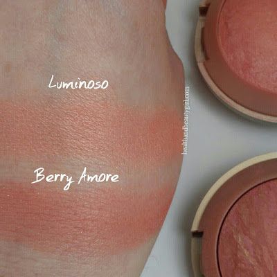 Milani Berry Amore Baked Blush VS. Luminoso with Swatches! Comparison of Milani's baked blushes in Berry Amore vs. Luminoso! #blush #bakedblush #milani #berryamore #luminoso #crueltyfree #makeup #drusgtoremakeup #drugstorebeauty #bbloggers Milani Blush Luminoso, Milani Berry Amore Blush, Milani Luminoso Blush, Milani Blush Swatches, Milani Baked Blush Swatches, Milani Baked Blush Luminoso, Milani Blush, Milani Baked Blush, Dress Shoes Heels