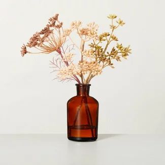 Amber Glass Vase, Magnolia Home Decor, Autumn Dining, Hearth & Hand With Magnolia, Fall Entertaining, Amber Glass Bottles, Hearth And Hand, Magnolia Homes, Floral Vase