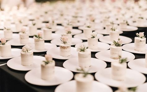 Individual mini wedding cakes are the icing on top #neworleans #bride #bridal #wedding #nola Mini Wedding Cakes, Cake Mini, Small Wedding Cakes, Wedding Cake Photos, Indie Wedding, Bridal Shower Cakes, Wedding Elements, Cake Photography