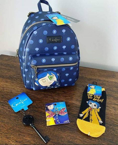 Coraline Backpack, Coraline Merch, Coraline Collection, Coraline Stuff, Coraline Birthday, Coraline And Wybie, Coraline Art, Coraline Movie, Coraline Aesthetic