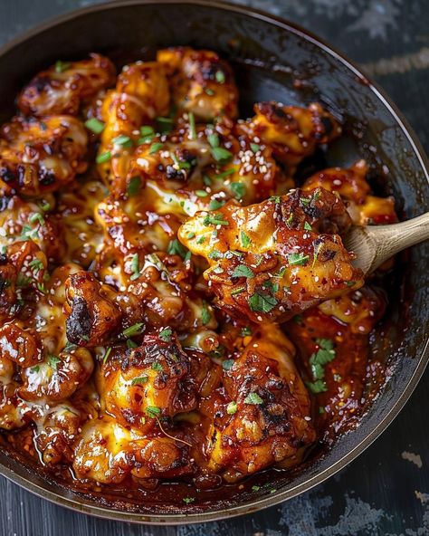 It's the perfect blend of flavors and textures! Spicy Korean Chicken with Cheesy Topping Visit website for full recipe at https://northeastnosh.com/f/spicy-korean-chicken-with-cheesy-topping #northeastnosh #koreanfood #spicychicken #cheesytopping #homecooking #foodie #delicious #recipeoftheday #dinnerideas #cookingathome #koreancuisine #quickmeals #comfortfood #foodphotography #mozzarellacheese #easyrecipes Korean Food Spicy, Spicy Korean Chicken, Main Entrees, Korean Side Dishes, Korean Chicken, Oyster Recipes, Spicy Korean, Sauteed Chicken, Recipes Appetizers And Snacks