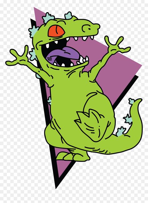 Reptar Rugrats, Png Download, Png Image, Almond, Nails