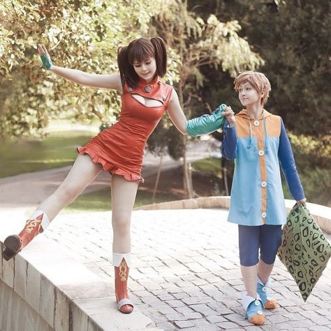 Seven deadly sins cosplay: Diane and King❤ Diane And King, Chica Cosplay, Seven Deadly Sins Cosplay, Cosplay Poses, Cosplay Couple, Couples Cosplay, Best Couples Costumes, Couple Cosplay, Kostum Cosplay