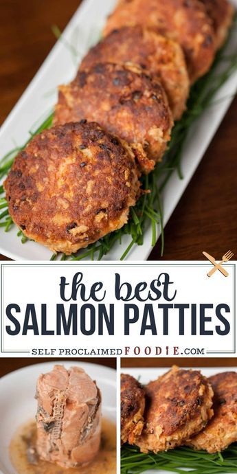 Salmon Patties, made from wild caught canned salmon, are an easy to make dinner time favorite in our house and are the best salmon cake recipe ever! #best #fried #withpanko #dinner #homemade Southern Salmon Patties, Best Salmon Patties, Canned Salmon Patties, Salmon Cake, Salmon Cakes Recipe, Canned Salmon Recipes, Best Salmon, Salmon Croquettes, Canned Salmon