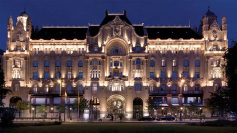 Gresham Palace, Art Nouveau Arquitectura, European River Cruises, Budapest Travel, Grand Budapest Hotel, Grand Budapest, Budapest Hotel, Four Seasons Hotel, River Cruises