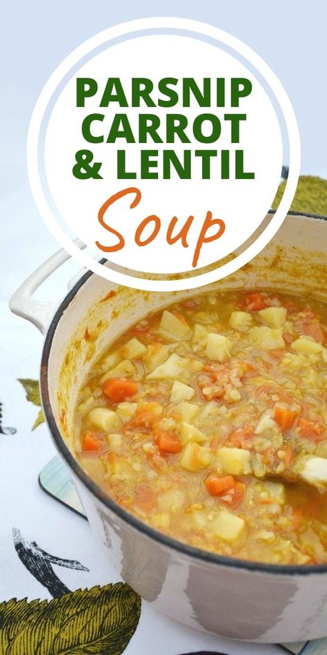 Carrot Lentil Soup, Carrot And Parsnip Soup, Soup Mushroom, Lunches Healthy, Soup Winter, Keto Easter, Christmas Starters, Parsnip Recipes, Recipe Mushroom