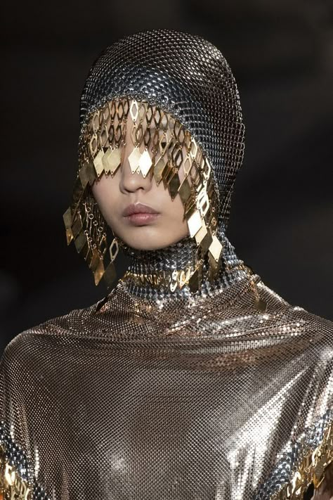 Trend Board, Runway Details, Metal Mesh, Paco Rabanne, Fantasy Fashion, Couture Collection, Fashion Details, Kanye West, Costume Design