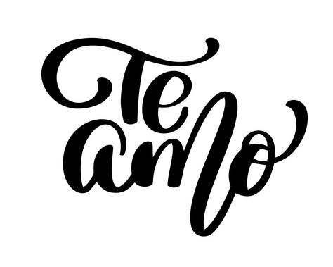 Te amo te amo texto en español caligrafía vector letras para tarjeta de San Valentín Baby Lyrics, Lettering Tutorial, Cricut Projects Vinyl, Beyonce, Valentines Cards, Silhouette Cameo, Calligraphy, Cricut, Love You