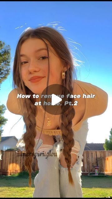 Beauty and Personal care on Instagram: "How to remove face hair at home. Pt.2 (Follow @innerspiritglow for more Save it for later) Tag her! . . . . .  face hair, hair removal, facial hair, remove face hair, aesthetic, skincare, glowup, remove facial hair, get rid face hair . . . #facehair #skincare #aesthetic #innerspiritglow #fyp" How To Remove Face Hair At Home, How To Remove Facial Hair At Home, How To Get Rid Of Facial Hair, Face Waxing Facial Hair, Remove Face Hair, Facial Hair Removal For Women, To Remove Facial Hair, Hair Remove, Face Hair Removal