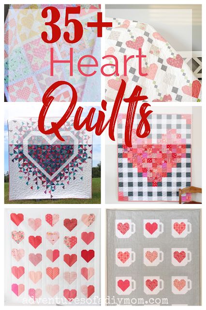 Hearts And Nine Patch Quilt Pattern, Modern Heart Quilt Pattern, Heart Quilts Free Pattern, Heart Quilt Ideas, Quilts With Hearts Patterns, Quilted Hearts Pattern, Quilt Patterns With Hearts, Valentine Quilt Ideas, Valentine’s Day Quilt