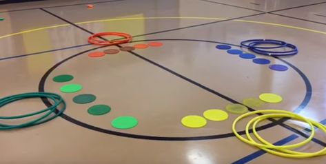 Race to the Galaxy - A Cooperative Game for PE & Active Play - S&S Blog Gym Games For Kids, Geek House, Elementary Physical Education, Physical Education Lessons, Pe Activities, Pe Ideas, Education Games, Physical Education Teacher, Pe Games