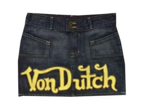 von dutch mini skirts ࣪ ˖ 𖤐 ★ PINTEREST:GLO55IE