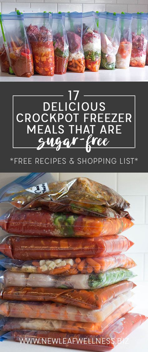 Crockpot Camping Meals, Crockpot Freezer Meals, Make Ahead Freezer Meals, Healthy Freezer Meals, Easy Freezer Meals, Freezer Cooking, Make Ahead Meals, Healthy Crockpot, Healthy Crockpot Recipes