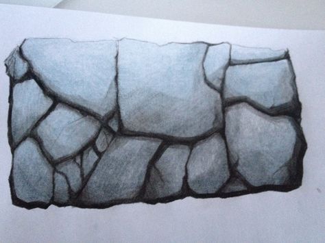 Rock/texture drawing by me Rocks Texture Drawing, Implied Texture Drawing, Draw Rocks, Stone Texture Sketch, Stone Texture Drawing, Rock Texture Drawing, Rock Drawing, Steel Drawing, Texture Sketch