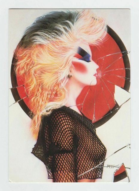 ‘Long Distance Kiss’: How Syd Brak’s visionary work helped define the 80s | Dangerous Minds Croquis, 80s Posters, Men And Babies, Patrick Nagel, 1980s Art, 80s Design, New Retro Wave, New Romantics, Airbrush Art