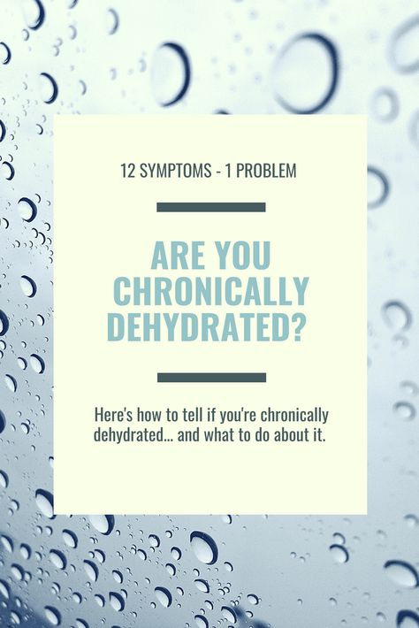 12 common symptoms can all be linked to one massive problem: chronic dehydration. Do you suffer from fatigue, weakness, low blood pressure, high blood pressure, UTI, joint pain, respiratory problems, obesity, high cholesterol, eczema, constipation or stomach ulcers? You may be chronically dehydrated! #chronicdehydration #drinkmorewater #traditionalchinesemedicine Dehydration Remedies, Chronic Dehydration, Dehydration Symptoms, Chronic Back Pain, Stomach Ulcers, Normal Blood Pressure, Low Blood Pressure, Creating A Newsletter, Back Pain Exercises