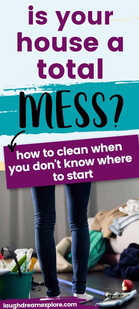 Clean Messy House, Easy House Cleaning, Clean Clutter, House Is A Mess, Declutter Bedroom, Cleaning Schedule Printable, Messy House, Easy Cleaning Hacks, Diy Home Cleaning