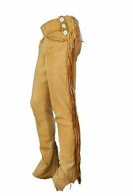 Native American Buffalo, Mountain Man Clothing, American Buffalo, Native American Clothing, American Western, Fringe Leather Jacket, Hippie Pants, Khaki Pants Men, Leather Pant