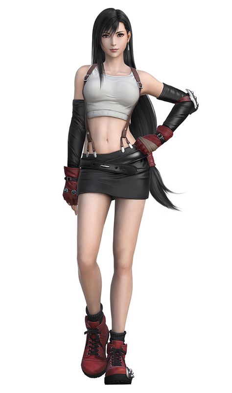 Tifa Lockhart, Avalanche Style I Art - Dissidia Final Fantasy NT Art Gallery Tifa Ff7 Remake, Tifa Cosplay, Final Fantasy Cloud, Ninja Girl, Tifa Lockhart, Final Fantasy Xiv, Final Fantasy Vii, Final Fantasy, Style Me