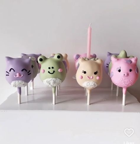 Squishmallow Cake Pops, Cake Squishmallow, Squishmallow Cake, Squishmallows Birthday Party, Squishmallows Birthday, Peppa Pig Images, Squishmallow Party, Squish Mellow, Candy Land Birthday Party