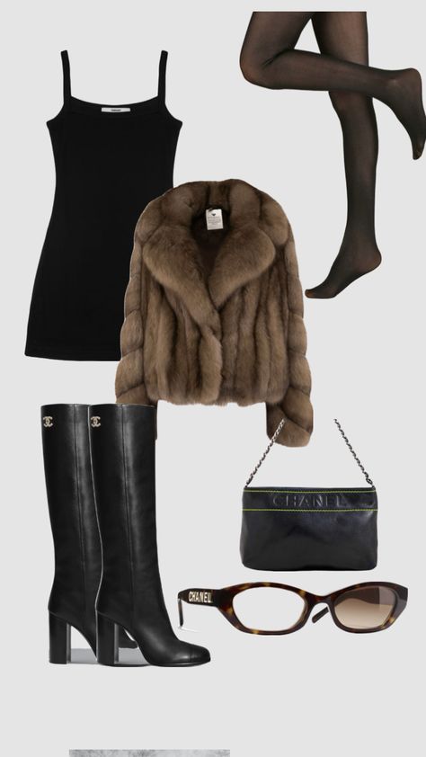 Fur Leather Jacket Outfit, Rockstar Girlfriend Aesthetic, Girlfriend Aesthetic, Maquillage On Fleek, Leather Jacket Outfit, Main Character Energy, Rockstar Girlfriend, Fur Leather Jacket, Smink Inspiration