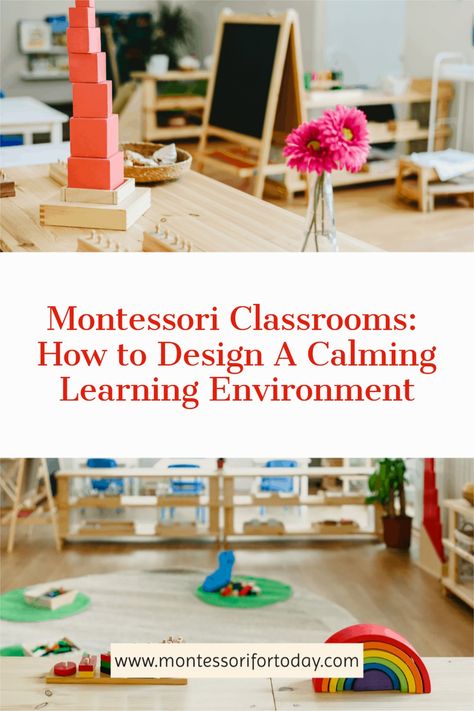 Montessori classrooms provide a calming and respectful learning environment with minimal decorations and natural furnishings. Although not decorated in a traditional sense, Montessori classrooms are attractive and designed to be intuitive and conducive to a child’s needs. This allows for less stressful learning and creates a more holistic approach to teaching and learning about life. Read more about our article about designing Montessori classrooms. Montessori Toddler Classroom, Montessori Classroom Layout, Montessori Preschool Classroom, Montessori Elementary Classroom, Preschool Classroom Layout, Montessori Environment, Life Activities, Practical Life Activities, Montessori Method