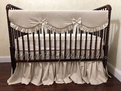 Natural Linen Baby Bedding Set - Neutral Nursery Bedding, Linen Crib Bedding, Crib Rail Cover, 1 - 4 pieces Lavender Crib Bedding, Baby Bedding Girl, Neutral Nursery Bedding, Neutral Baby Bedding, Gender Neutral Crib Bedding, Linen Crib Bedding, Floral Baby Bedding, Girl Crib Bedding