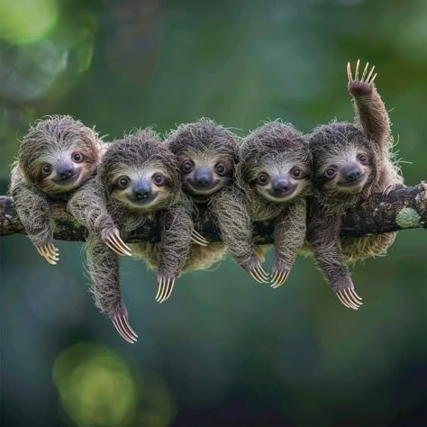 Cute Sloth Pictures, Regard Animal, Baby Sloth, Interesting Animals, Cute Sloth, Cute Animals Images, Cute Wild Animals, Cute Animal Photos, Cute Animal Pictures