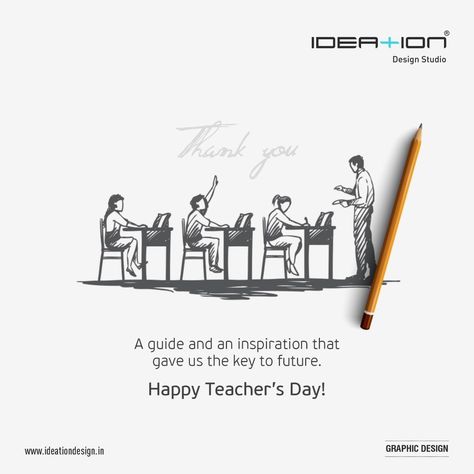 A guide and an inspiration that gave us the key to future. Happy Teachers Day. #ideation #graphic #art #design #illustration #artist #creative #logo #graphicdesigner #graphics #designer #sketch #photoshop #illustrator #digitalart Happy Teacher's Day Quotes, Teachers Day Drawing, Teachers Day Poster, Story Questions, Teachers Day Card, Furniture Ads, Happy Teachers Day, Poster Drawing, Social Media Design Inspiration