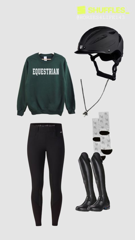 Created by Horses4life143 on Shuffles English Riding Outfit Equestrian, Aesthetic Horse Riding, Horseback Riding Aesthetic, English Horseback Riding, Riding Outfit Equestrian, Equestrian Style Outfit, English Outfit, English Riding Outfit, Equestrian Outfit