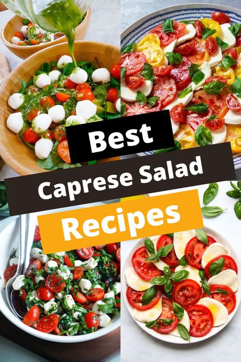 TOP 10 CAPRESE SALAD RECIPES FOR YOUR CRAVINGS Wreath Caprese Salad, Caprese Salad Presentation, Summer Caprese Salad, Capers Salad, Caprese Salad With Pesto, Capri Salad, Best Caprese Salad, Caprice Salad, Canned Salmon Salad