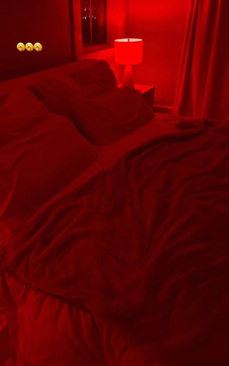 Red Light Room Bedrooms, Red Led Room, Red Led Aesthetic, Seductive Bedroom Ideas, Red Light Room, Wattpad Scenarios, Red Lights Bedroom, Red Bedroom Design, Red Light Bulbs